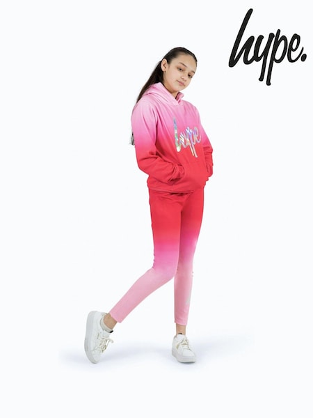 Hype. Girls Pink Fade 100% Cotton Hoodie (B52178) | €27