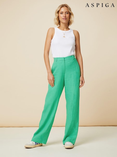 Verde - Aspiga Imi Lenjerie de pat Pantaloni (B52250) | 501 LEI