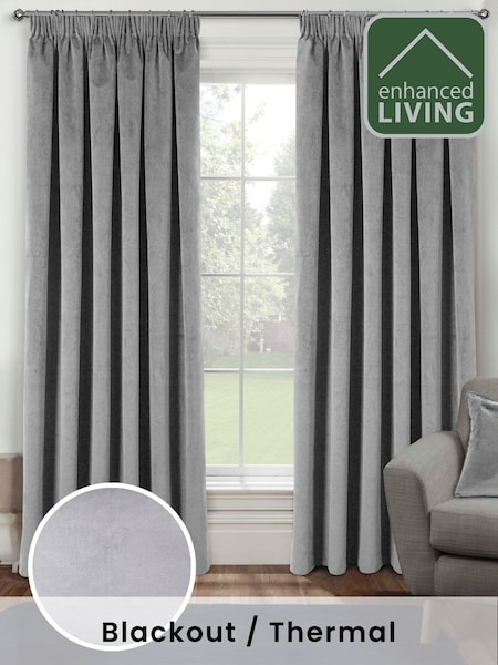 Enhanced Living Thermal Blackout Oxford Readymade Curtains (B52281) | R$ 680 - R$ 1,225