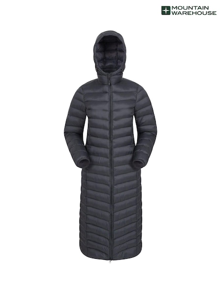 Negro - Mountain Warehouse Florence Womens Long Padded Jacket (B52429) | 136 €