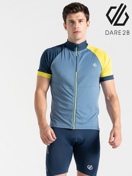 Dare 2b Blue Protraction III Zip-Up Lightweight Cycling Jersey (B52463) | €18