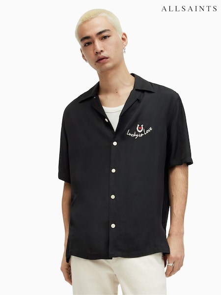 AllSaints Black Chanceux Shirt (B52552) | €72