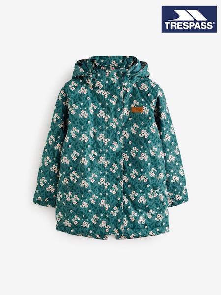 Trespass Kids Unisex Green Rainstone Rainwear Jacket (B52931) | 158 LEI