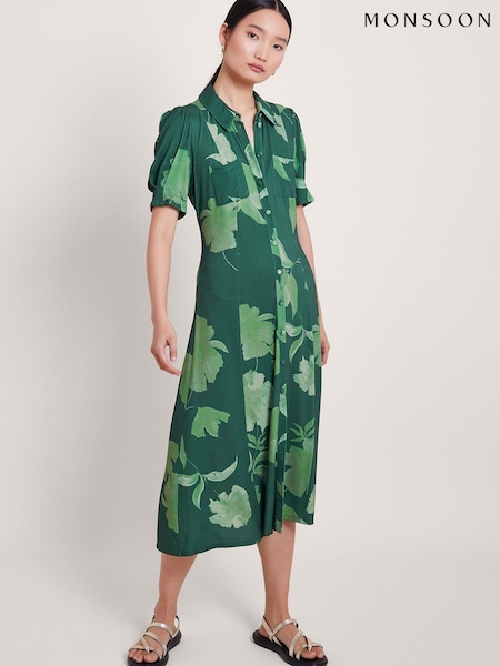 Monsoon Zannah Print Shirt Dress (B52934) | 333 LEI