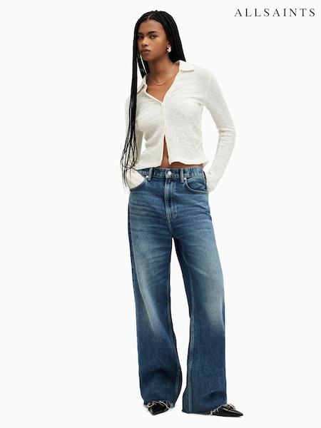 Blanc - Allsaints Connie Shirt (B53022) | €138