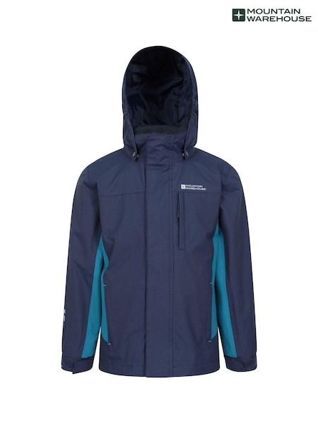 Mountain Warehouse Mid Blue Kids Cannonball 3 In 1 Waterproof Jacket (B53354) | €74