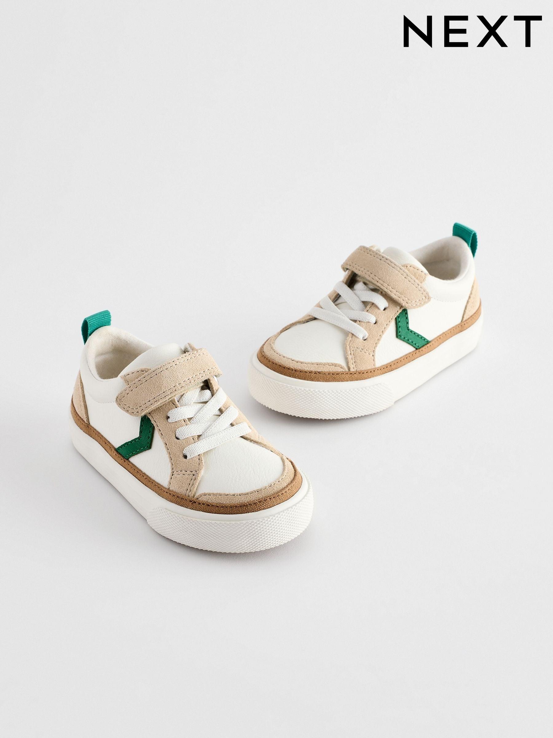 Boys green trainers 2025