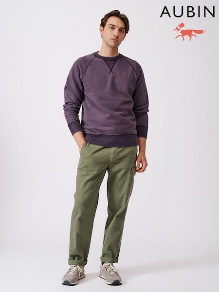 Aubin Boothby Heavyweight Cotton Purple Jumper (B53611) | €61