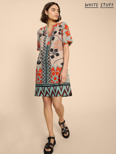 White Stuff Natural June 100% Linen Shift Dress (B53687) | € 57