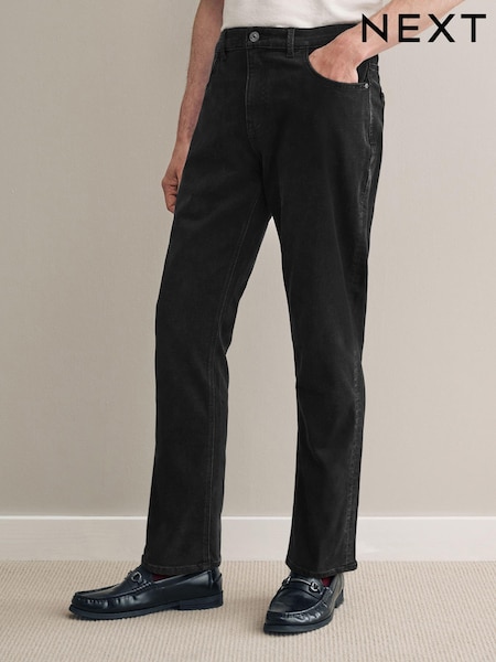 Black Slim Fit Signature Jeans With Cashmere (B53761) | €27