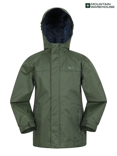 Mountain Warehouse Denim Green Kids Torrent Waterproof Jacket (B53883) | €34