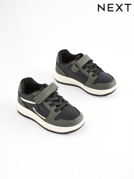 Black Touch Fastening Elastic Lace Trainers (B53987) | AED74 - AED81