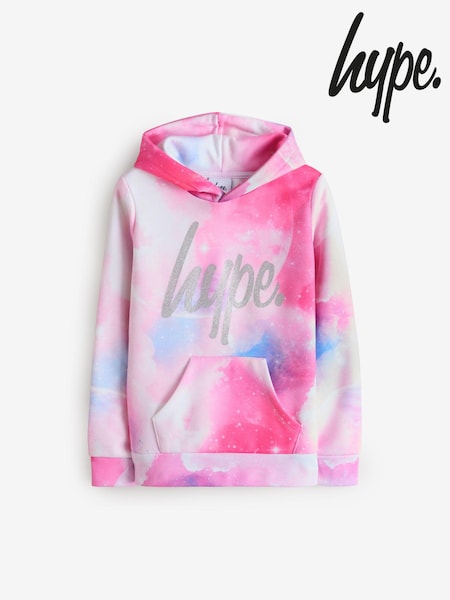 Hype. Girls Pink Space 100% Cotton Hoodie (B54071) | R$ 445