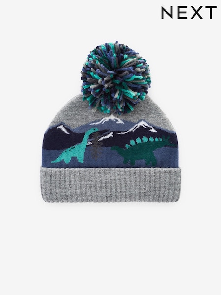 مشهد ديناصور - Character Pom Hat (3mths-10yrs) (B54105) | ‏25 د.إ.‏ - ‏ 32‏ د.إ.