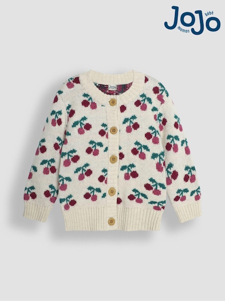 Jojo Maman Bébé Cherry Cardigan (B54243) | €45