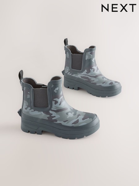 رمادي مموه - Chelsea Ankle Welly Boots (B54421) | ‏54 د.إ.‏ - ‏ 64‏ د.إ.