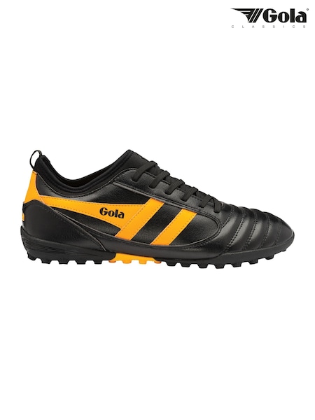 Gola Black Mens Ceptor Turf Microfibre Lace-Up Football Boots (B54501) | AED145