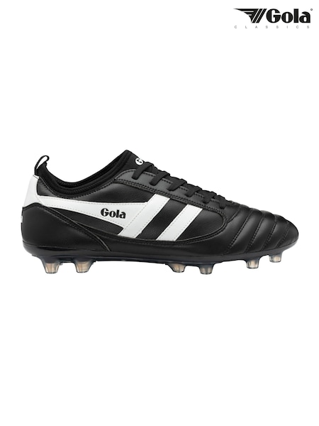 Gola Black/White Mens Ceptor MLD Pro Microfibre Lace-Up Football Boots (B54600) | ₪277