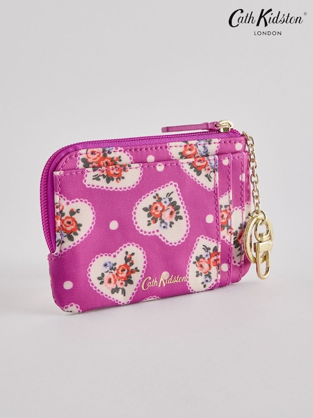 Cath Kidston Pink Hearts Card Coin Purse (B54666) | R$ 215