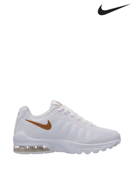 Nike White Youth Air Max Invigor Trainers (B54687) | €93