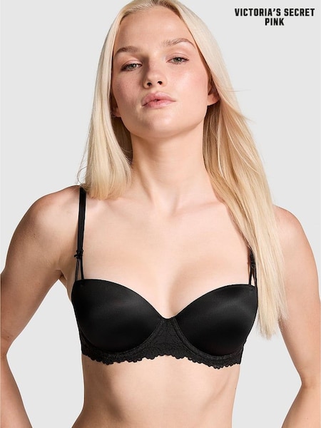 Victoria's Secret PINK Black Balcony Push Up Bra (B54861) | €40