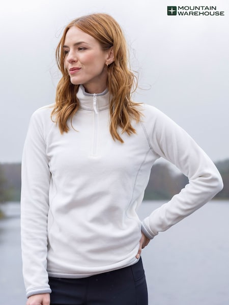 Blanco - Mountain Warehouse Womens Montana Half Zip Fleece (B54891) | 35 €