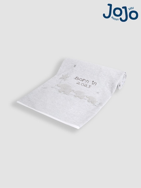 Jojo Maman Bébé Born In 2025 Reversible Jersey Shawl (B54900) | DKK200
