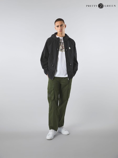 Pretty Green Hooded Zip Up Jacket (B54912) | R$ 1,480
