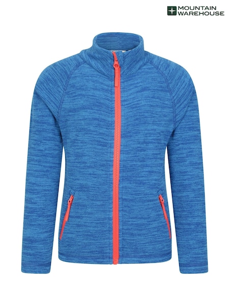 Mountain Warehouse Blue Snowdonia Quick Drying Kids Fleece (B54957) | $26
