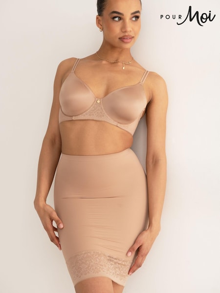 Pour Moi Nude Effortless Tummy Control Half Slip Shapewear (B55010) | €50