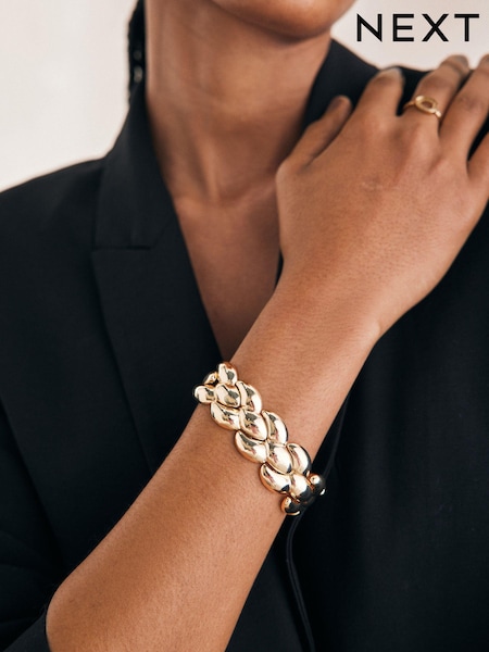 Tono dorado - Diamond Stretch Bracelet (B55025) | 20 €