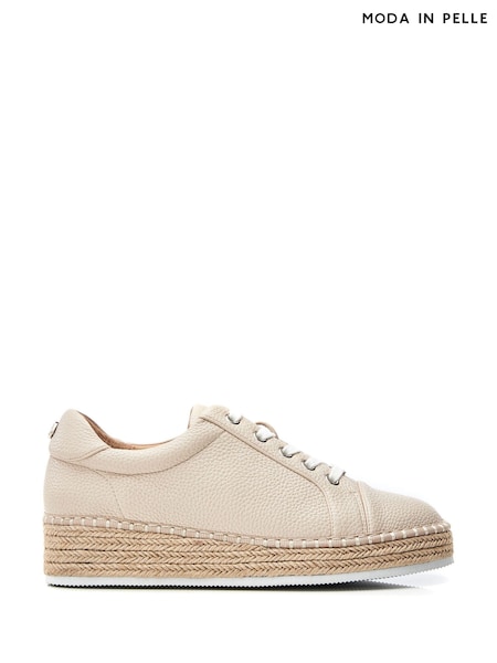 Moda in Pelle Breely Mini Wedge Woven Sole Trainers (B55265) | ₪498