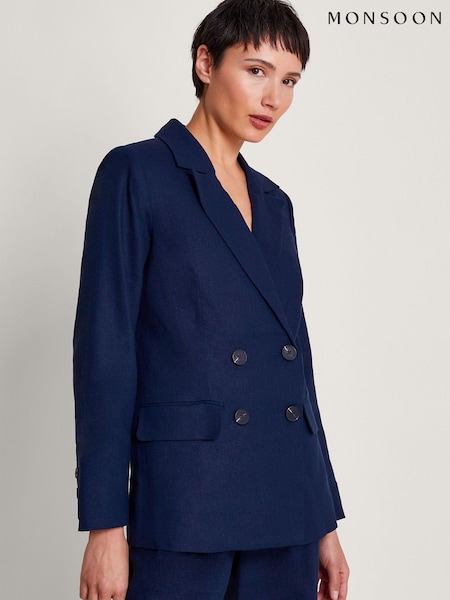 Monsoon Mabel Double Breasted Jacket (B55595) | kr1 248