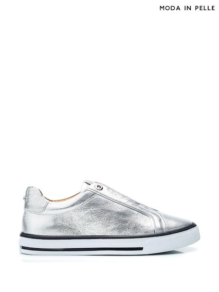 Moda In Pelle Benni Elastic Slip On Foxing Sole Trainers (B55596) | ₪598