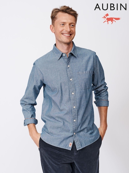 Aubin Newball Chambray Button Down Shirt (B55668) | €61