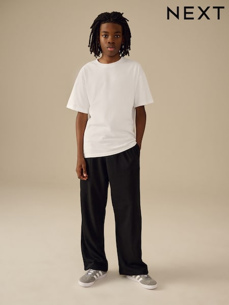 Black Wide Fit Basic Joggers (3-16yrs) (B55725) | 59 QAR - 84 QAR
