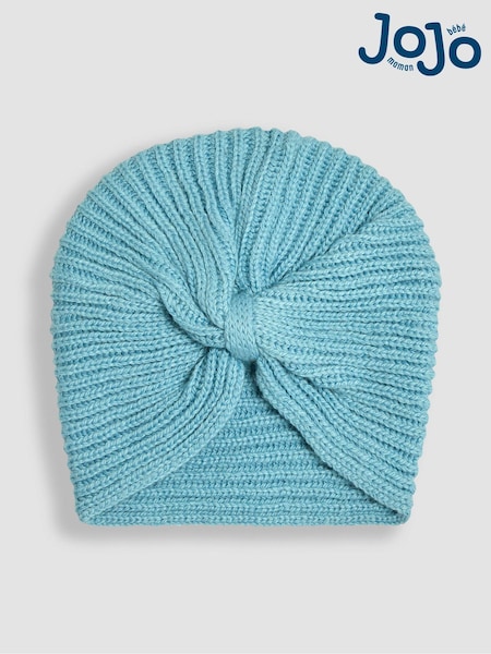 JoJo Maman Bébé Duck Egg Knitted Turban (B55849) | €15