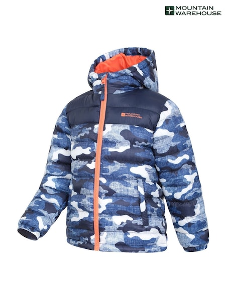 Mountain Warehouse Orange Seasons Kids Printed Water-Resistant Padded Jacket (B55982) | AED140