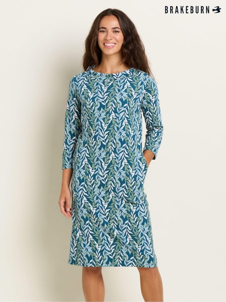 Brakeburn Green 100% Cotton Willow Dress (B56071) | €28