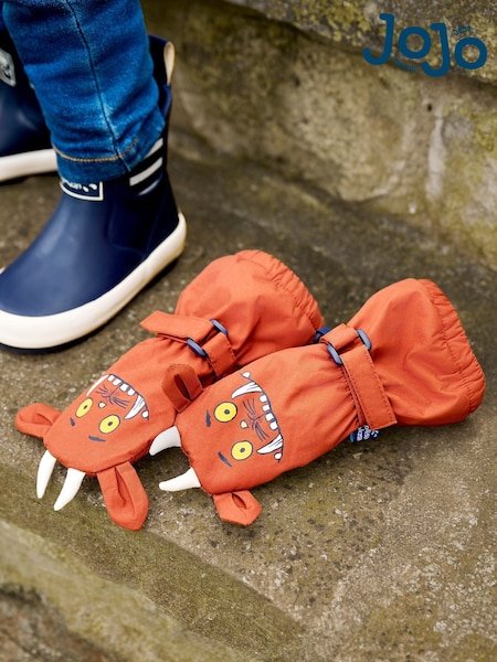 Jojo Maman Bébé The Gruffalo Waterproof Fleece Lined Mittens (B56294) | ‏106‏₪