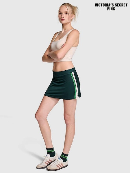 Victoria's Secret PINK Deep Forest Green Tracksuit Skort (B56330) | €19.50