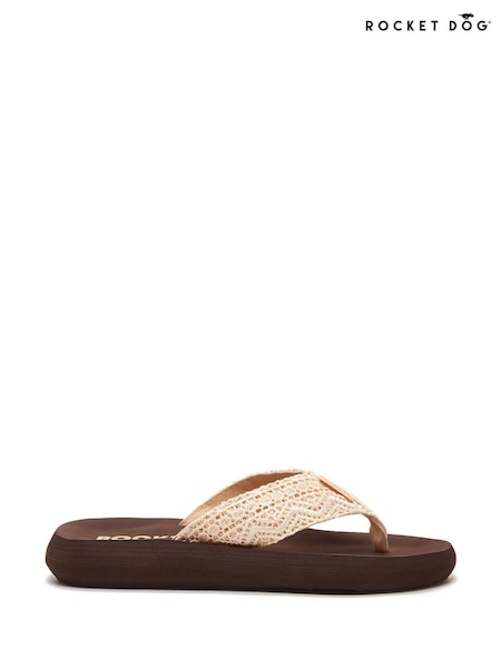Rocket Dog 100% Cotton Spotlight Lima Crochet Fabric Sandals (B56437) | R$ 235