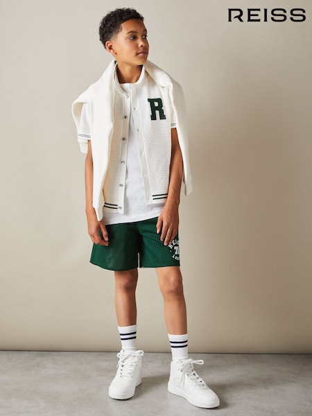 Reiss Clifton Airtex Reversible Basketball Shorts (B56557) | ‏202 د.إ.‏