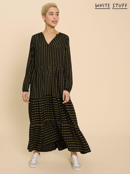 White Stuff Black Maxi Winnie Dress (B56618) | €54