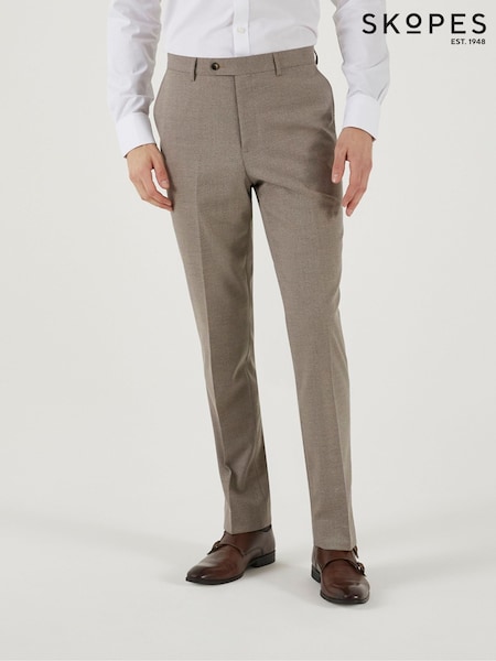 Skopes Natural Tailored Fit Jodrell Marl Tweed Suit: Trousers (B56691) | €84