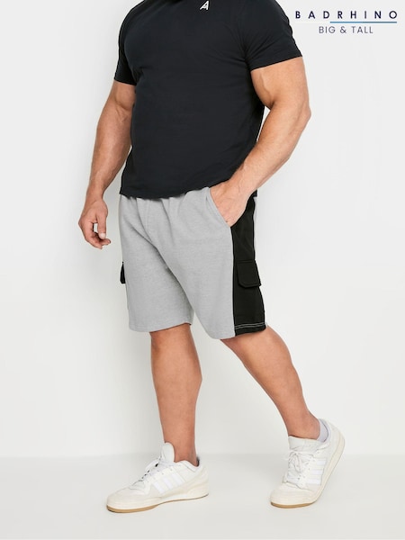 Сірий - Шорти- BadRhino Big & Tall 100% Cotton Jersey (B56709) | 1 442 грн