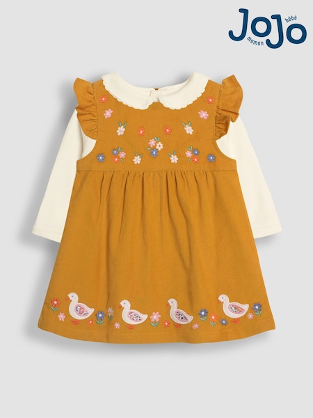 JoJo Maman Bébé Embroidered Baby Dress & Body Set (B56748) | ‏17 ر.ع.‏