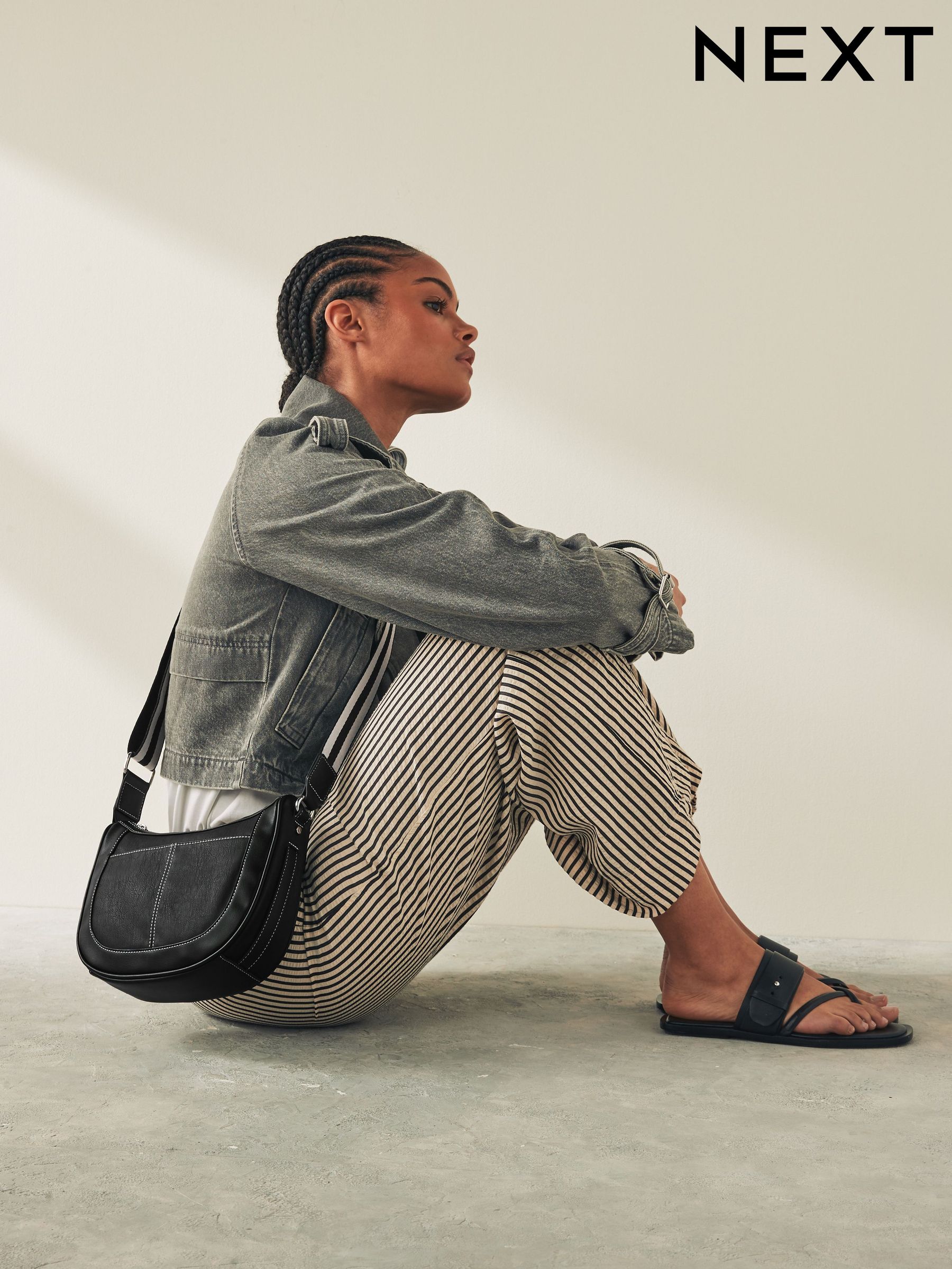 Next black bag best sale