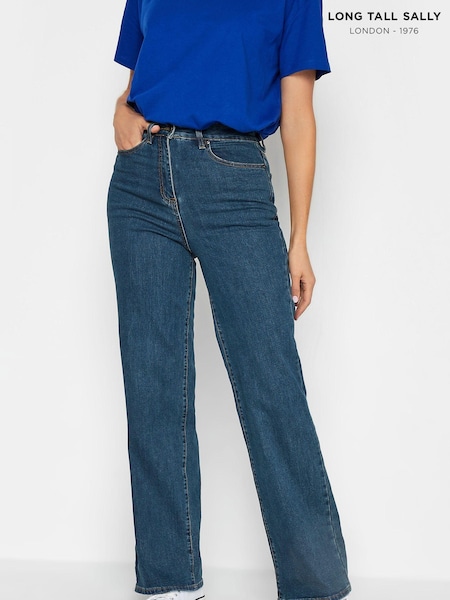 Long Tall Sally Blue Bea Wide Leg Jeans (B57035) | €64
