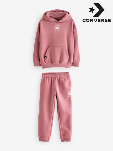 وردي - Converse Little Kids Hoodie and Jogger Set (B57065) | ‏142 د.إ.‏